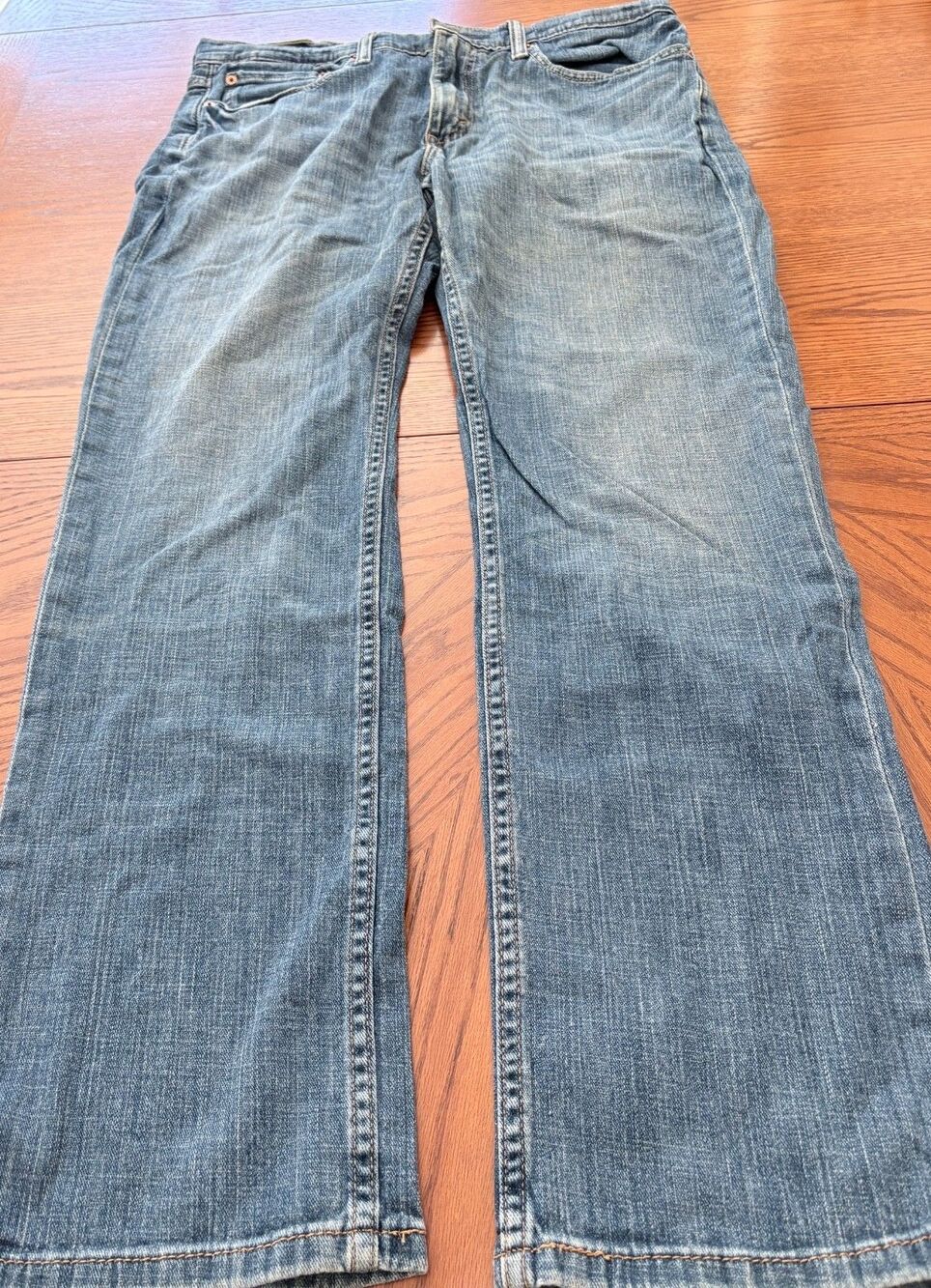 Men's Levi Strauss Jeans 514 Athletic Build Straight Fit Blue Size W 34 L 30
